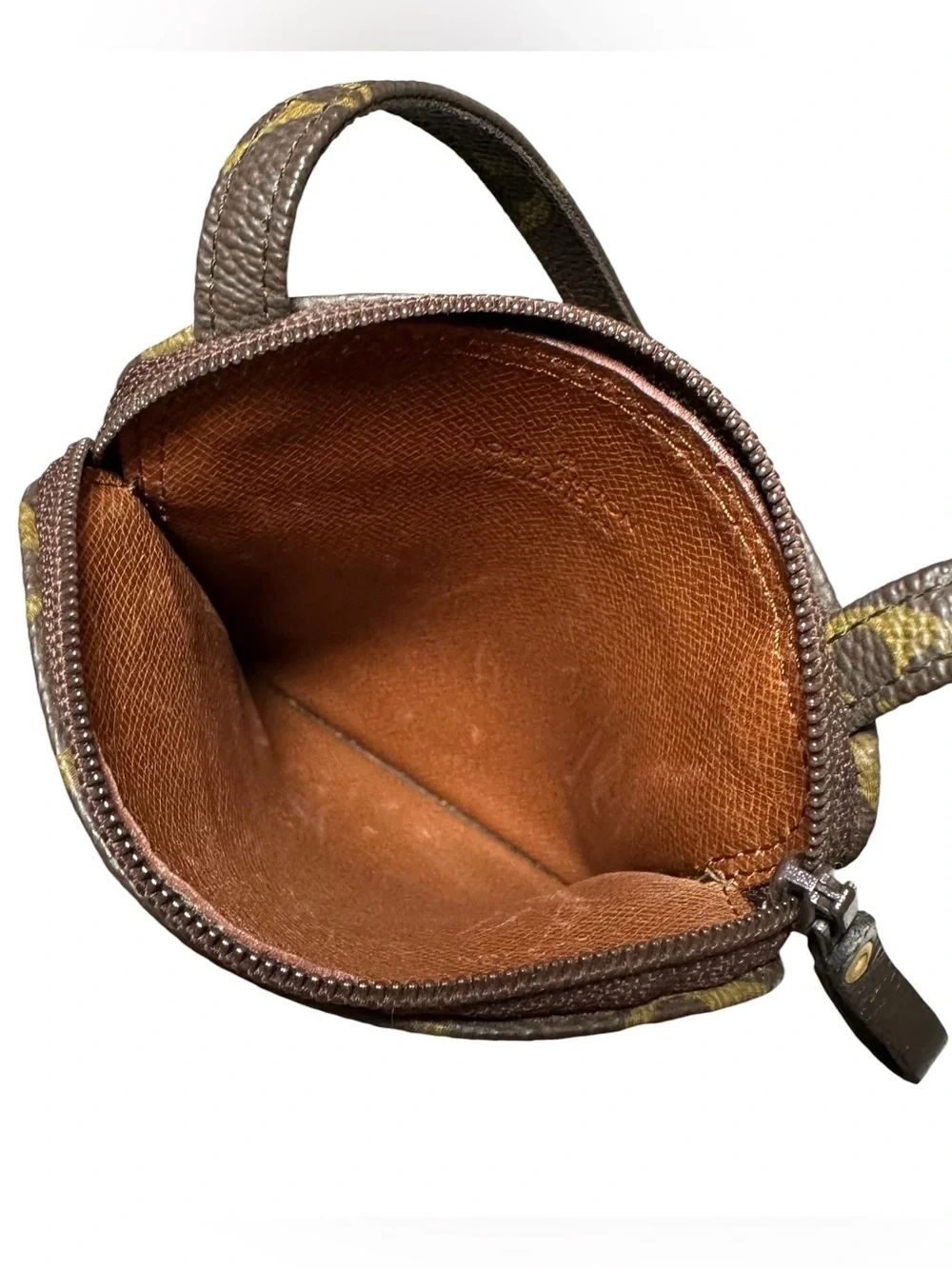 Louis Vuitton Monogram Leather Pochette Secret Vintage Shoulder Bag